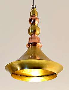 Ilke Metal Pendant Lamp by Sahil & Sarthak